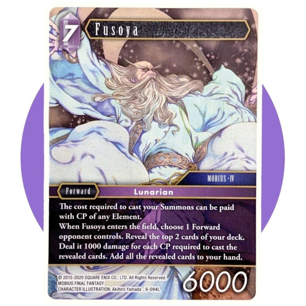 Opus IX Final Fantasy Card (CC03): Fusoya 9-094L